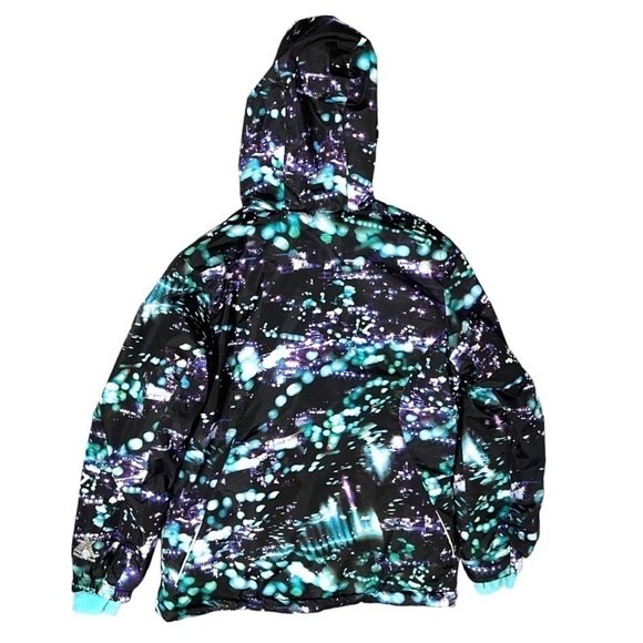 ZeroXposur Girls Black Puffer Hooded Jacket - Size Large (10/12) - Picture 3 of 14